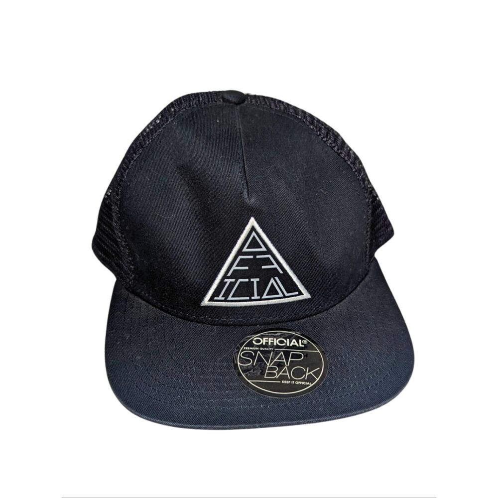 Official Coastal NWT Black Snap Back Mesh Adjustable Trucker Hat